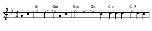 Pigalle - staff notation