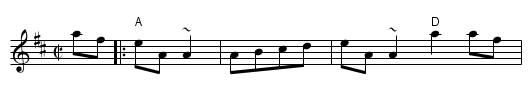 Pigeon on the Gate - staff notation