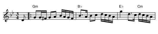 Pigopolskan - staff notation
