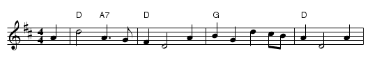Pilgarlic - staff notation