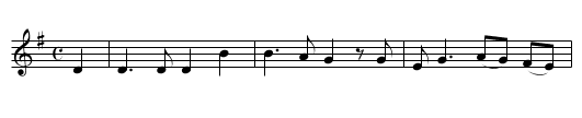 Pilot. CJF.193, The - staff notation