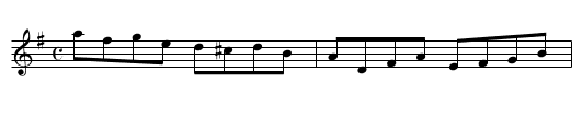 Pinch of Snuff - staff notation