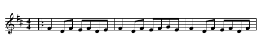Pinch of Snuff - staff notation