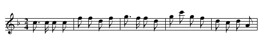 Ping diao - staff notation