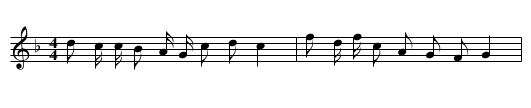 Pingjiang xiaodiao - staff notation