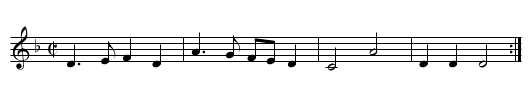 Pingvin - staff notation
