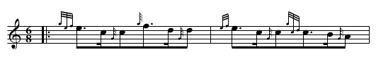 Piobaireachd of Donald Dubh - staff notation