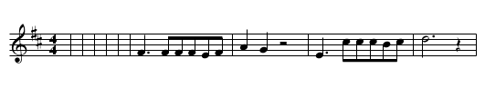 Pioniere sind stets munter, - staff notation