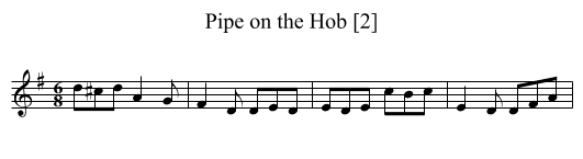 Pipe on the Hob [2] - staff notation