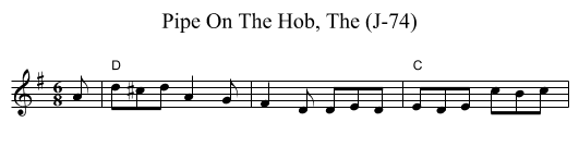 Pipe On The Hob, The (J-74) - staff notation