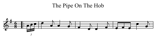 Pipe On The Hob, The  - staff notation