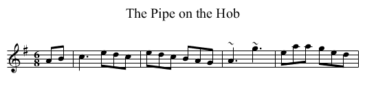 Pipe on the Hob, The - staff notation