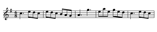 Pipe on the Hob - staff notation