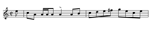 Pipe Slang, The - staff notation
