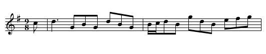 Pipers Maggot - staff notation