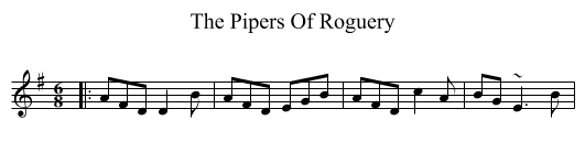 Pipers Of Roguery, The  - staff notation
