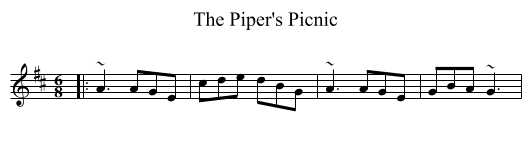 Piper's Picnic, The  - staff notation