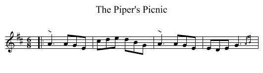 Piper's Picnic, The  - staff notation