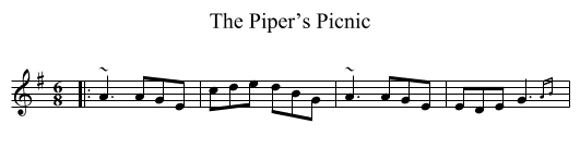 Piper’s Picnic, The - staff notation