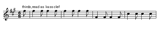 Pirate,The,bass part. JNu.31 - staff notation