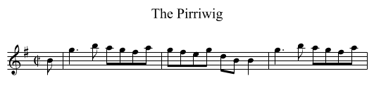 Pirriwig, The - staff notation