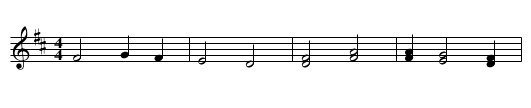 Pjevaj mi Pjevaj - staff notation