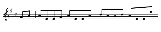 Plains of Boyle - staff notation