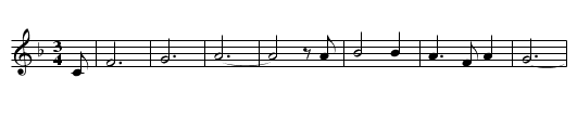 Plaisir D'amour - staff notation