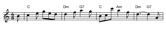 Planxty Be&aacute;bhor Cle&aacute;bhor - staff notation