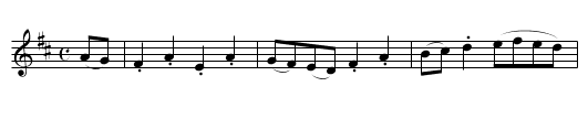 Planxty Coote - staff notation