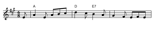 Planxty Fanny Powers - staff notation