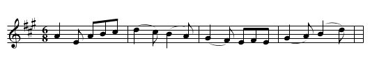 Planxty Fanny Powers - staff notation