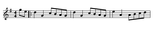 Planxty George Brabizon - staff notation