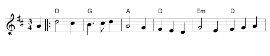 Planxty Irwin - staff notation