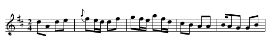 Planxty Sir Festus Burke - staff notation