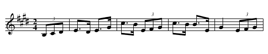 Pleasant Valley Clog - staff notation