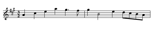 Plimouth Hornpipe - staff notation