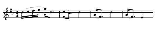 Plod. JJo5.073, The - staff notation