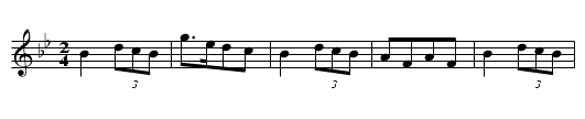 Plumb Pudding - staff notation