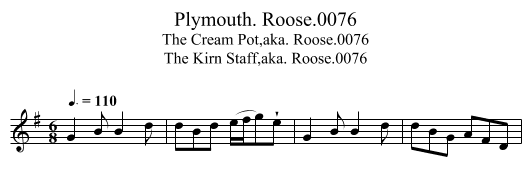 Plymouth. Roose.0076 - staff notation