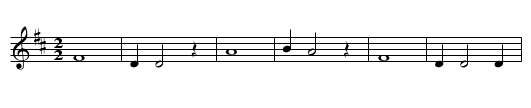 Po' Farmer - staff notation