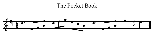 Pocket Book, The - staff notation