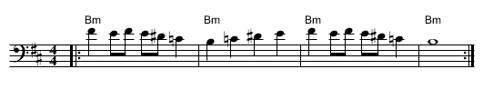 Podrimsko Oro - staff notation