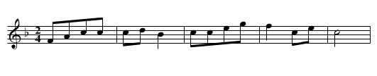 Pojechal pan na dunaj - staff notation