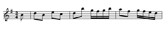 Polca'r Faenor - staff notation