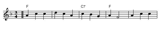 Polish harvest song - staff notation