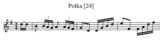 Polka [24] - staff notation