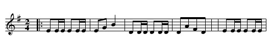 Polka #2 - staff notation