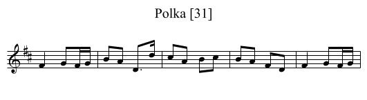 Polka [31] - staff notation
