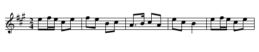 Polka #3 - staff notation